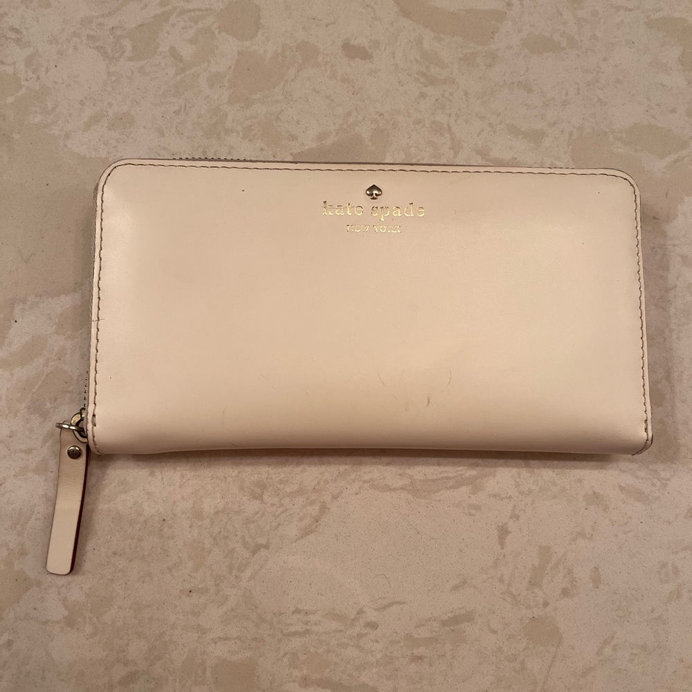 Kate Spade large Cream Wallet